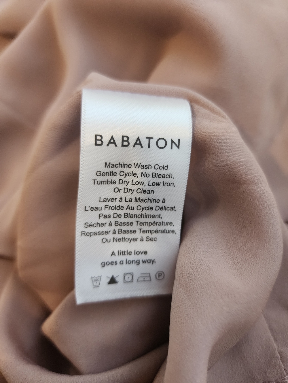 Babaton Blush Pink Sleeveless Mini Dress Faux Wrap Side Zipper Work Attire Sz 4 - Picture 5 of 16